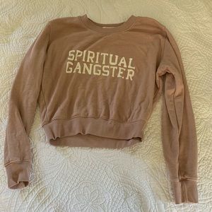 Spiritual Gangster Crop Sweatshirt S